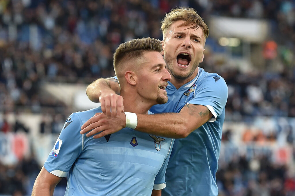 Lazio Juventus, Milinkovic: «Sappiamo come metterli in difficoltà» VIDEO 1 esult gol Milinkovic AS2 7187