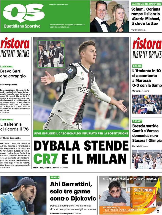 qs quotidiano sportivo 2019 11 11 5dc8d3204e3df