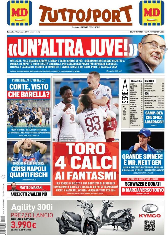 tuttosport 2019 11 10 5dc7499569246