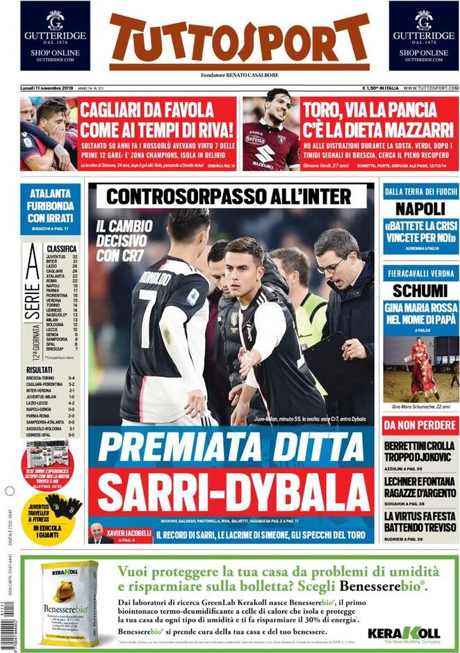 tuttosport 2019 11 11 5dc8a50d41a47