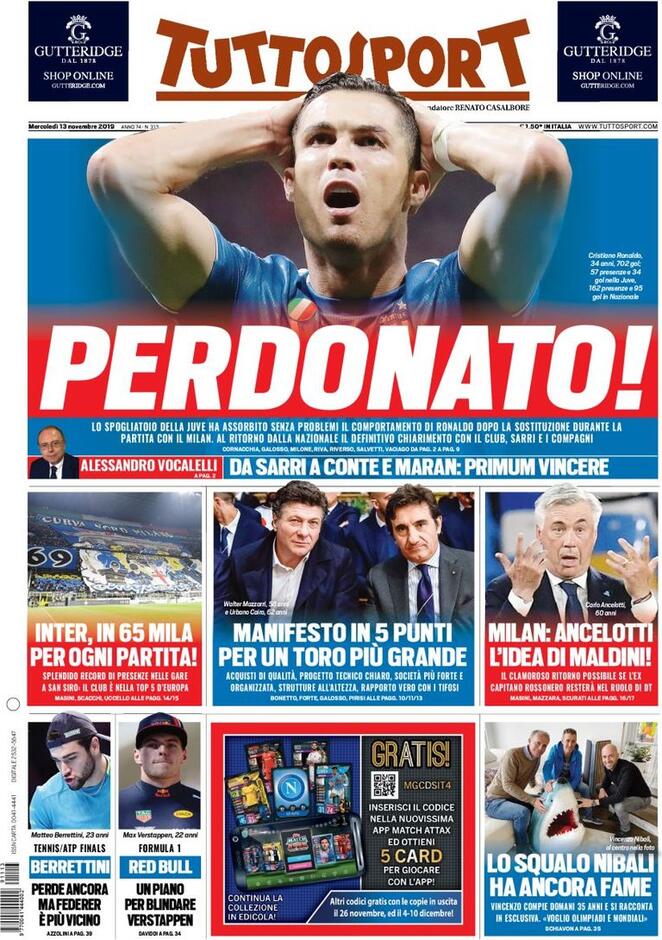 tuttosport 2019 11 13 5dcb53e1e72f5