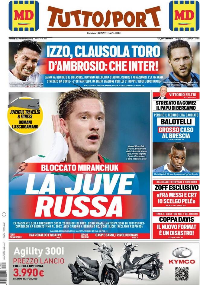 tuttosport 2019 11 22 5dd71a6c01b0b