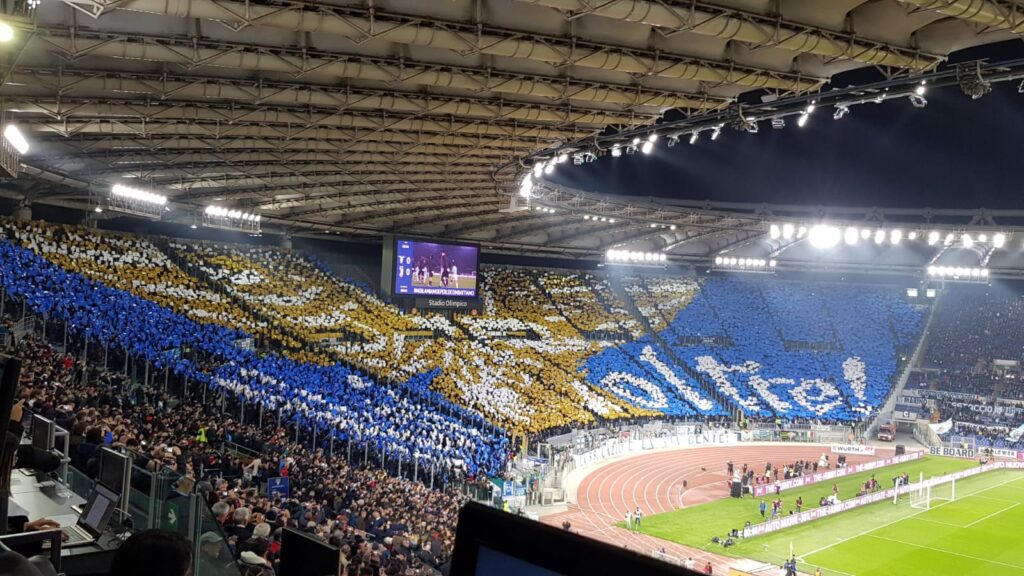 Lazio Juventus, la scenografia della Curva Nord FOTO 1 WhatsApp Image 2019 12 07 at 20.47.25