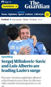 lazio the guardian