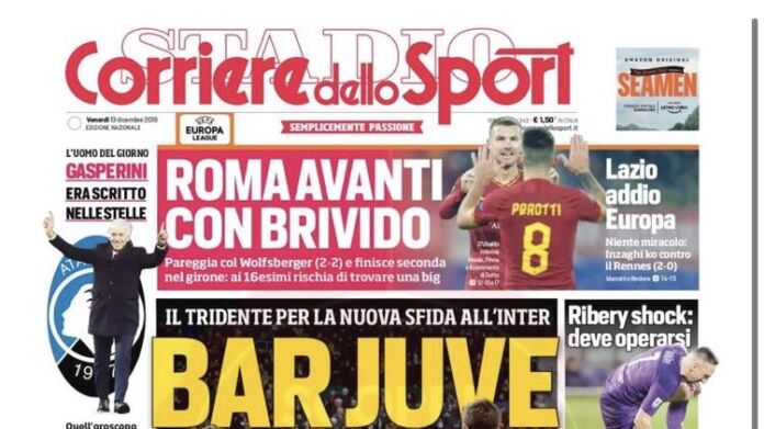 corriere prime pagine