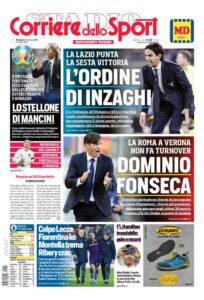 Lazio, le prime pagine dei quotidiani sportivi – 1 dicembre