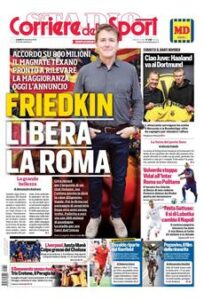 Lazio, le prime pagine dei quotidiani sportivi – 30 dicembre