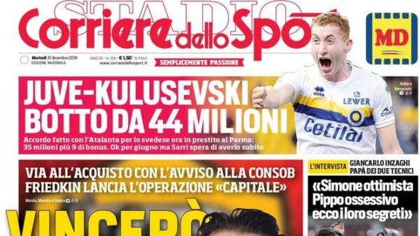 corriere dello sport 2019 12 31 5e0a84e0f1b7e