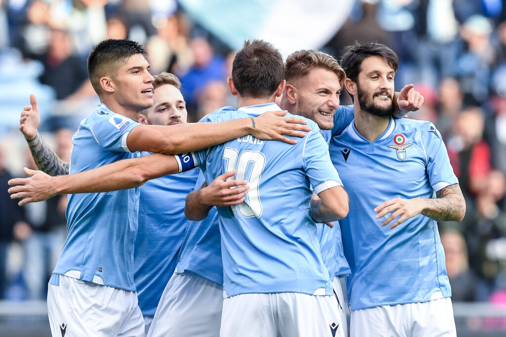Lazio, Tardelli: «I biancocelesti possono puntare al titolo» 1 esult gol Immobile AS1 3132