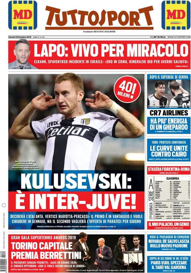 tuttosport 2019 12 20 5dfc39e2b0110