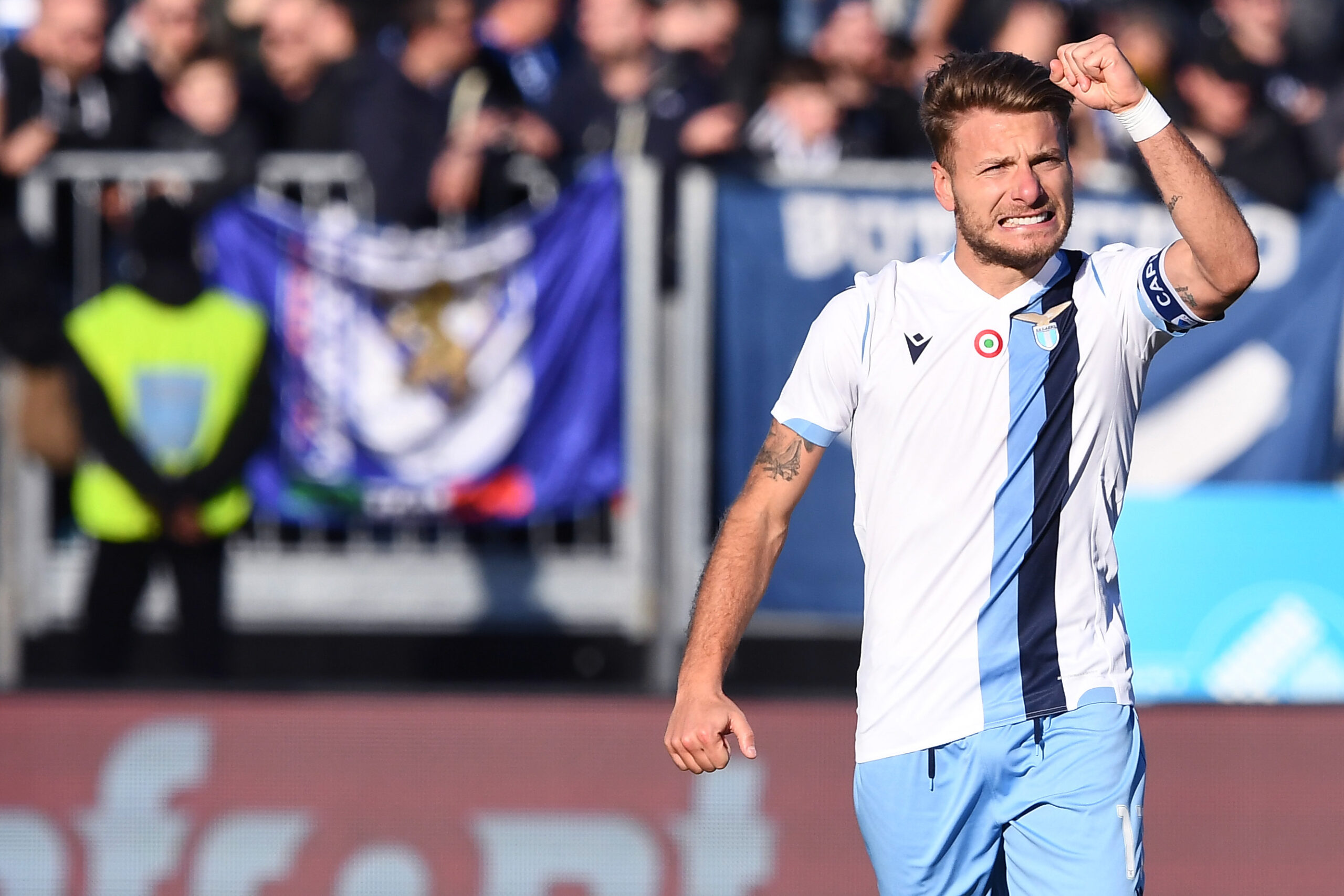 Lazio, Torregrossa: «Mi sono preso al Fantacalcio ma avrei voluto pure Immobile» 21 esult gol Immobile MG1 1902 scaled