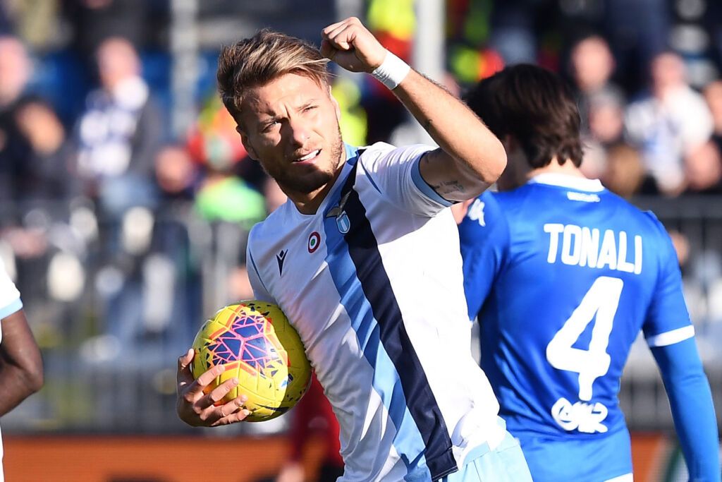 Attacco, all'Olimpico è Immobile contro il Brescia 1 esult gol Immobile MG1 9979 Copia