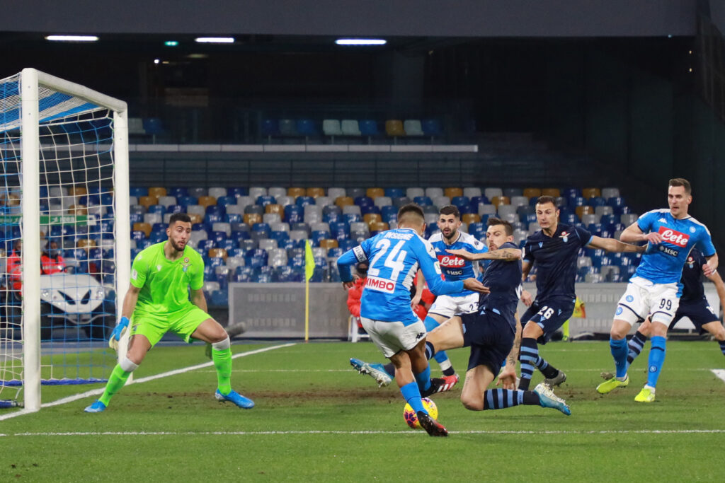 Insigne Lazio, i biancocelesti sperano. Presto il vertice con De Laurentiis 1 gol Insigne 021