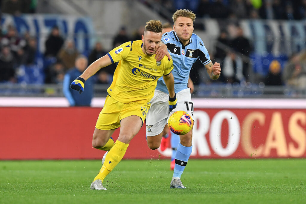 L'Hellas ferma l'Atalanta: 1-1 al Bentegodi, teatro della prossima trasferta della Lazio 1 Rrahmani Immobile AS1 5482
