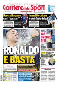 Lazio, le prime pagine dei quotidiani sportivi – 15 febbraio