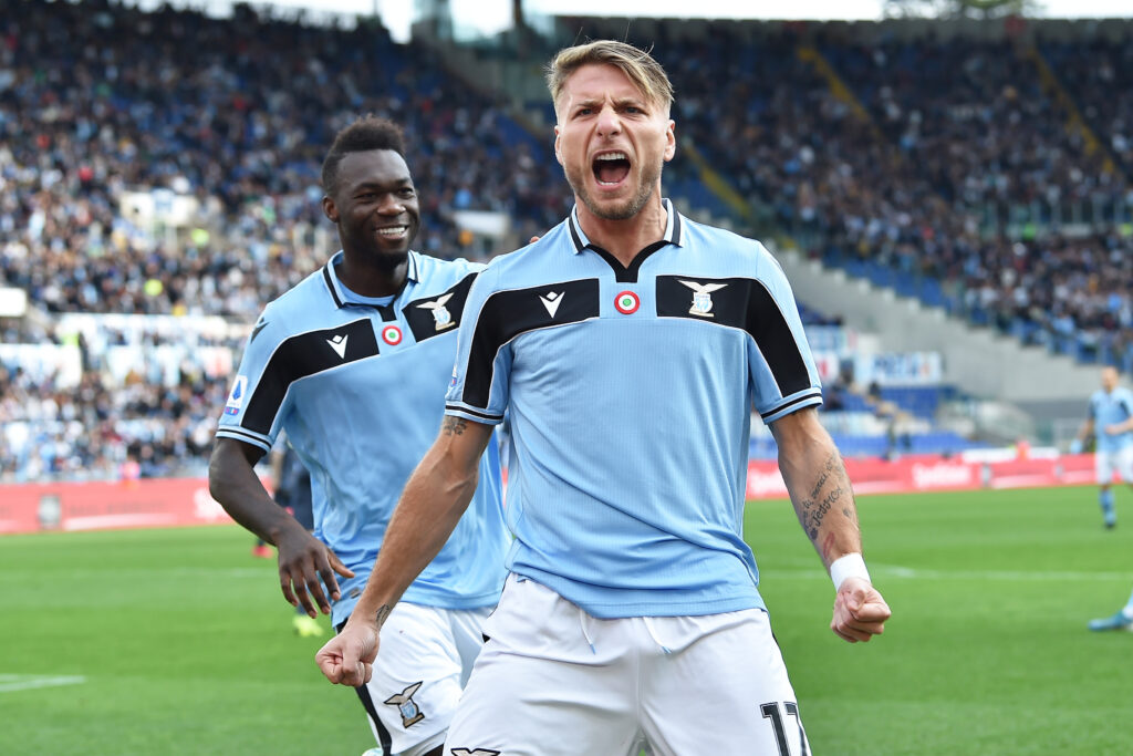 Lazio, Immobile mette all'asta la sua maglia per beneficenza 1 esult gol Immobile AS2 2123 1
