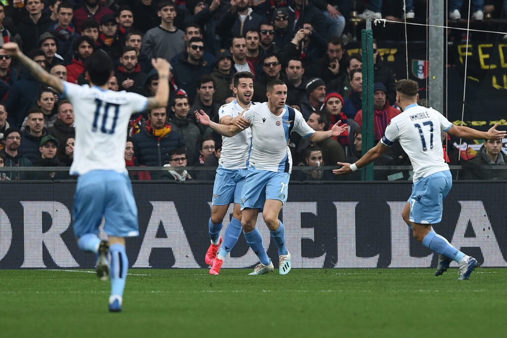 Chirico: «Gravina sta favorendo la Lazio nella lotta scudetto» 1 esult gol Marusic MG2 8401