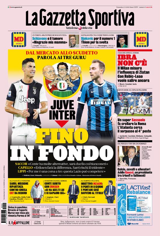 gazzetta 2 febbraio