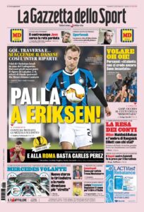 Lazio, le prime pagine dei quotidiani – 21 febbraio