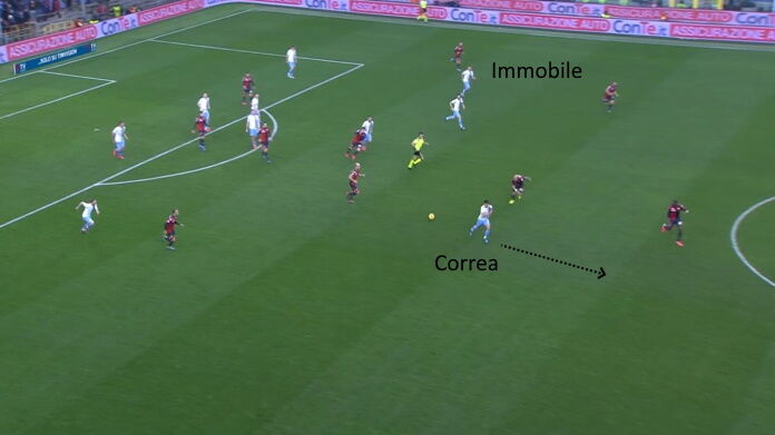 genoa-lazio (correa) lazio correa