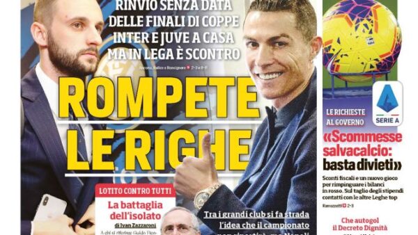 Corriere dello Sport 24 marzo 2020