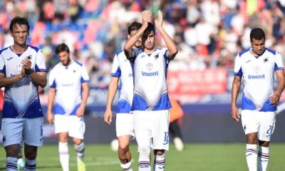 applauso fine gara bologna sampdoria