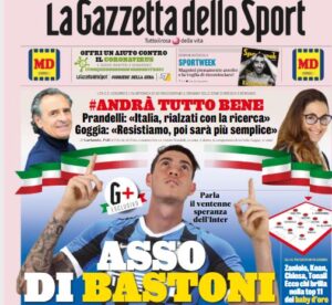 copertina gazzetta 27 marzo 2020
