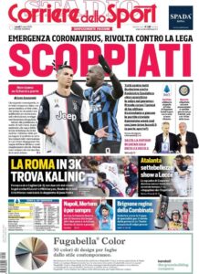 Lazio, le prime pagine dei quotidiani sportivi – 2 marzo