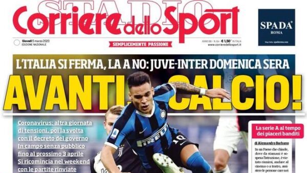 corriere dello sport 2020 03 05 5e6035f86bce2