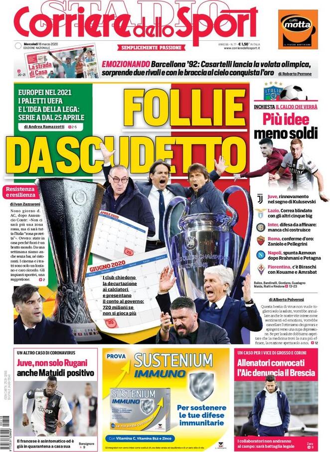 corriere dello sport 2020 03 18 5e71596354792