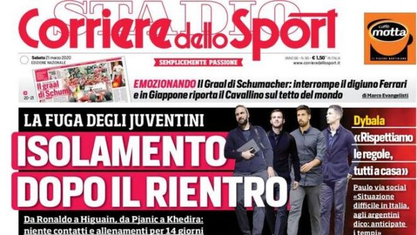 corriere dello sport 2020 03 21 5e7552aecf750