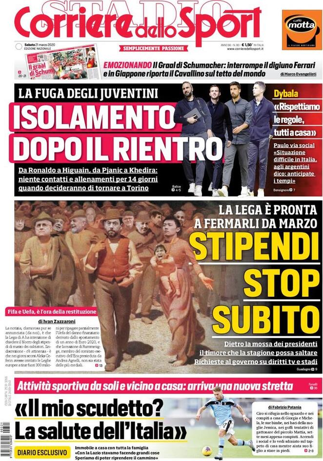 corriere dello sport 2020 03 21 5e7552aecf750