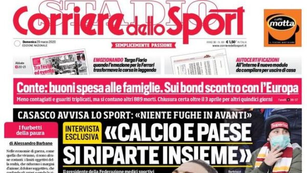 corriere dello sport 2020 03 29 5e7fd731c80b2