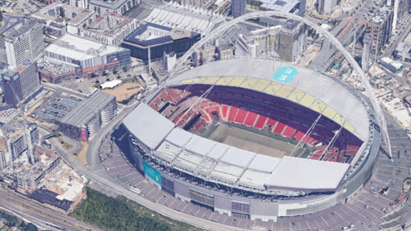 stadio wembley londra 3d