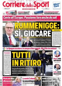 Le prime pagine dei principali quotidiani sportivi – 9 Aprile