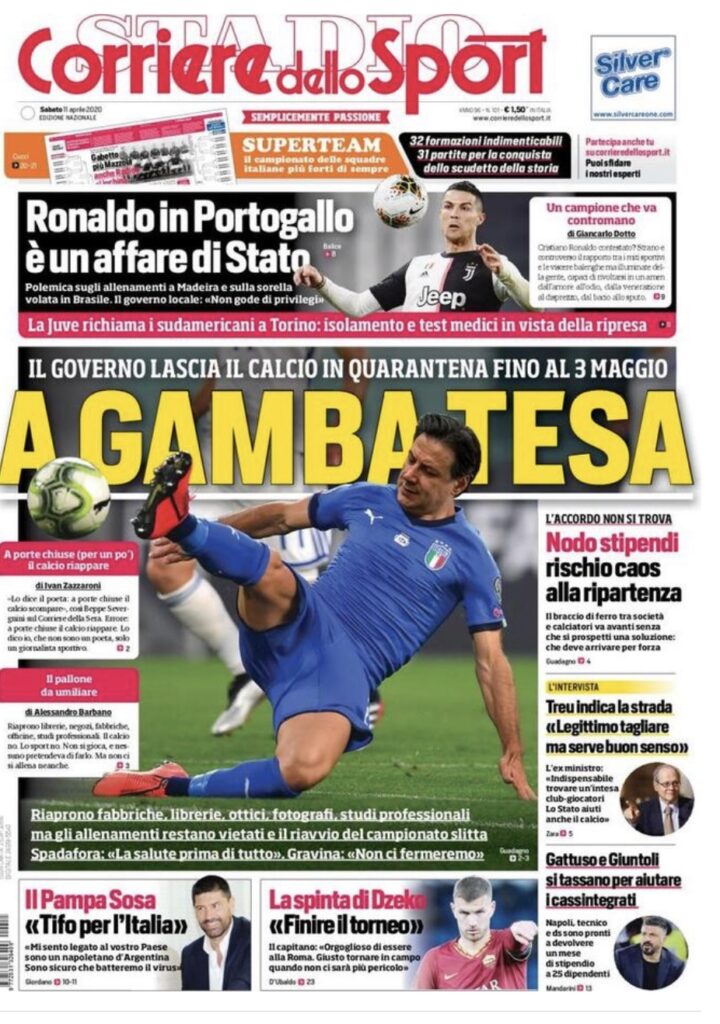 Le prime pagine dei principali quotidiani sportivi – 11 Aprile 1 D5232D5C 040E 4B69 A910 BAB7D65A04EB