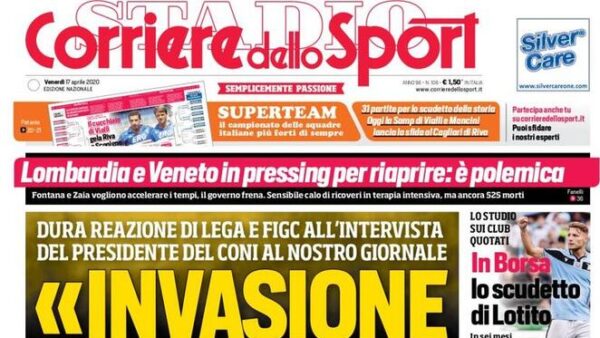 corriere dello sport 2020 04 17 5e98d5a31a278