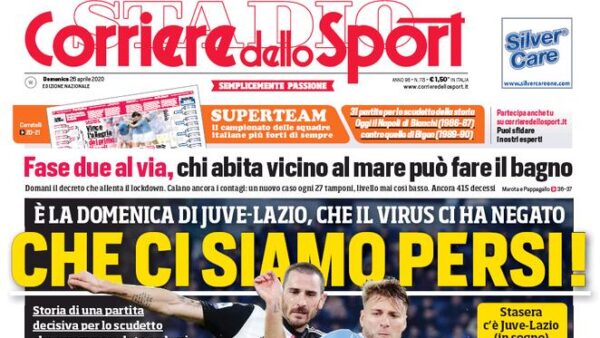 corriere dello sport 2020 04 26 5ea4b2e298597