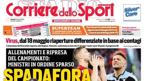 corriere dello sport 2020 04 30 5ea9f922bf9b2