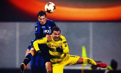 de roon gotze atalanta borussia dortmund febbraio 2018