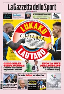 Le prime pagine dei principali quotidiani sportivi – 10 Aprile