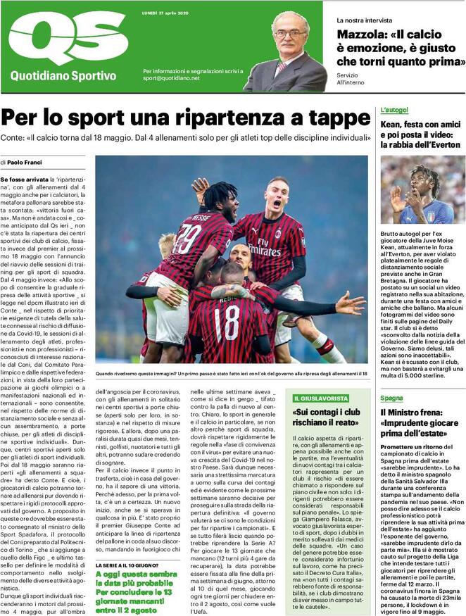 qs quotidiano sportivo 2020 04 27 5ea63f47ea1d0