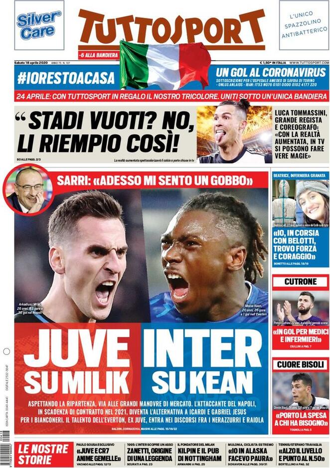 tuttosport 2020 04 18 5e9a26f80fa45