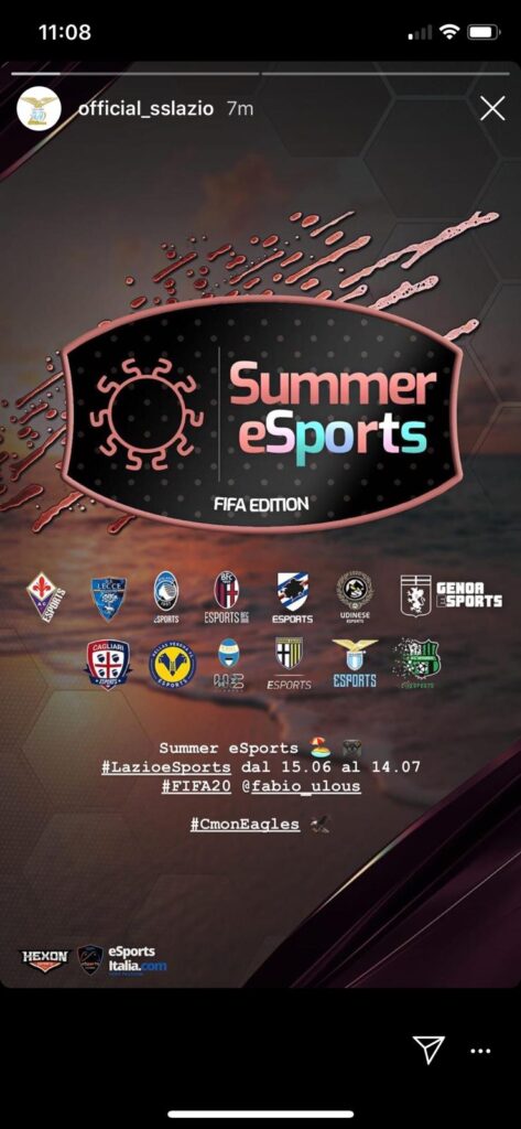 Lazio, il 15 giugno parte la Summer eSports: ecco i club partecipanti 1 Summer esports 2