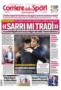 corriere dello sport 2020 06 15 5ee69e2379476