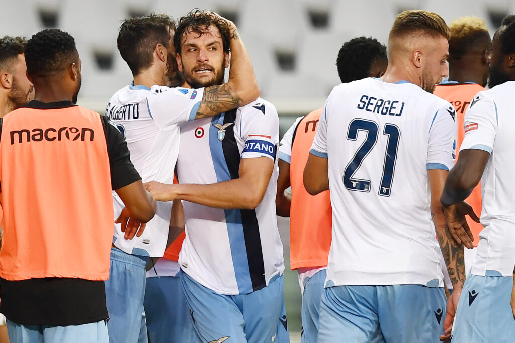 Lazio, Orsini: «Sono una squadra molto grintosa e di cuore» 1 esult gol Parolo MG1 3821