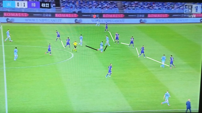 lazio fiorentina immobile e caicedo schermati
