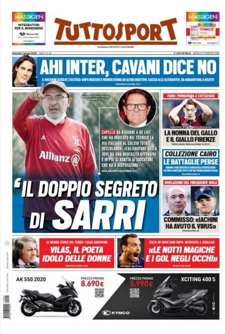tuttosport 7 giugno 2020