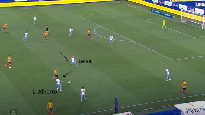 lecce-lazio (lucas leiva gol) lazio lucas leiva