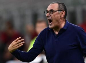 Juve, Sarri: «Lazio grande squadra, con loro sempre tanta fatica. Difficile che giochi Chiellini»
